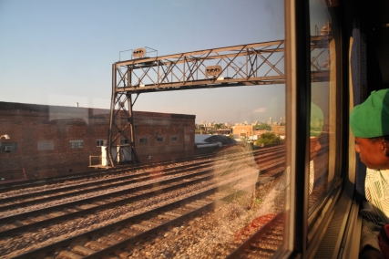 Amtrak into Chicago