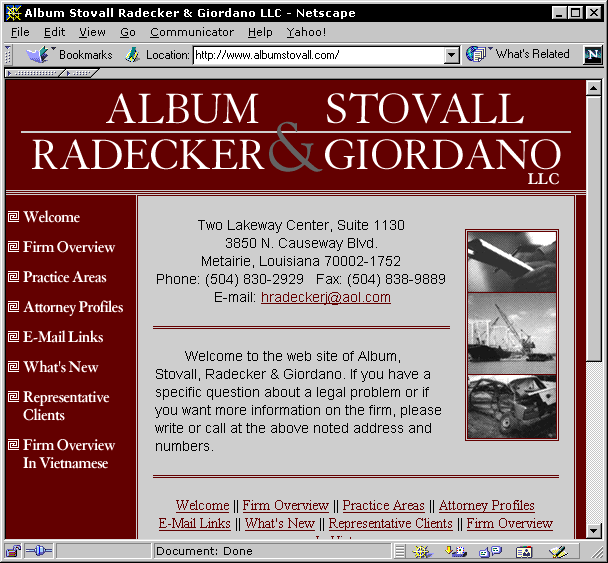 Album, Stovall, Radecker & Giordano